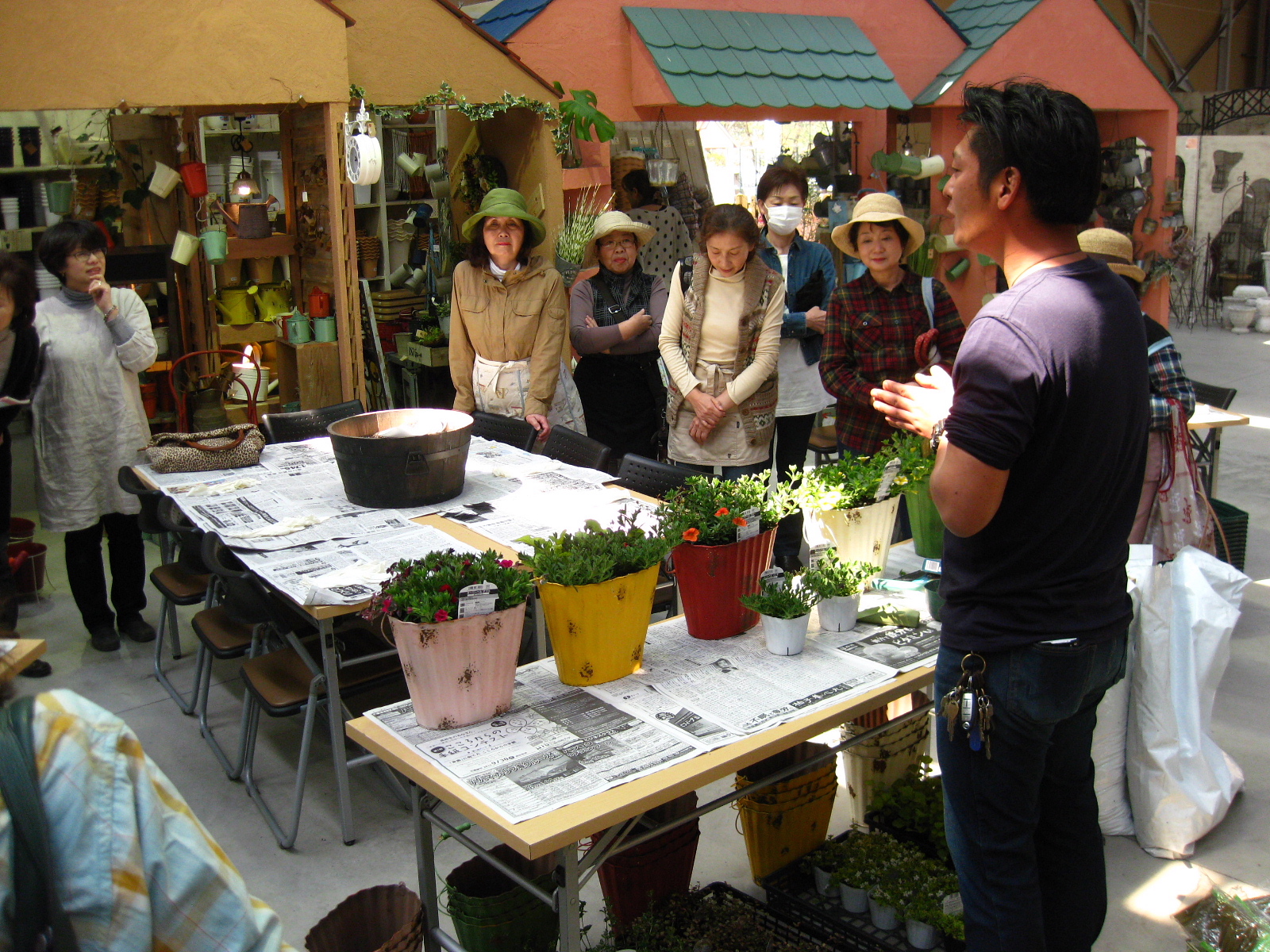 寄せ植え講習会