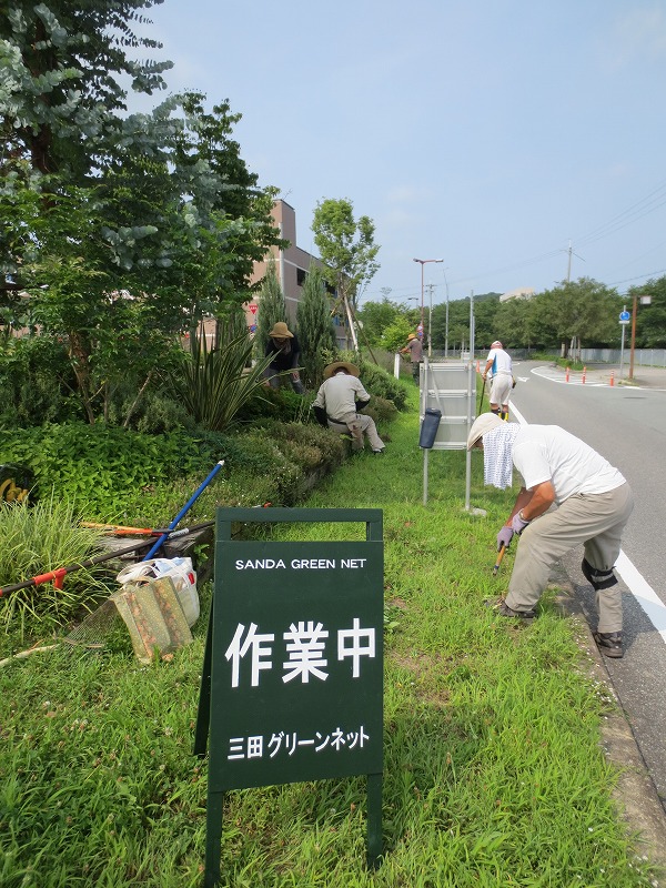 武庫川の作業