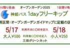 オープンガーデンのための1dayフリーキップについて