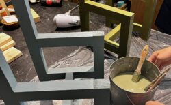 ワークショップ　キッズチェア作り